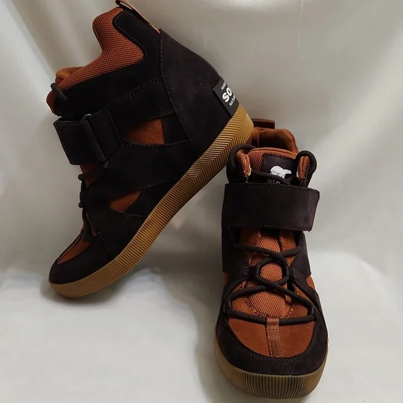 Sorel Out N About Wedge High-Top Sneakers (W Size 10) - Picture 7 of 16
